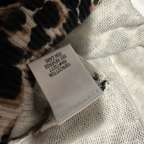 Croft & Barrow Animal Print top size 1X - Picture 9 of 9